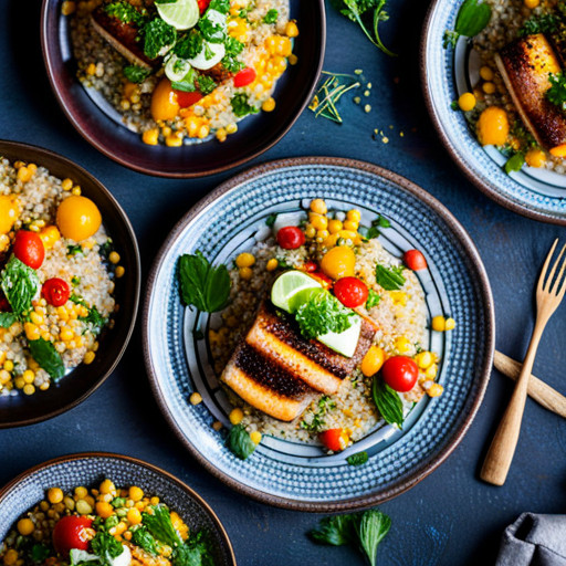 Délicieux plat de Quinoa et maïs 91187